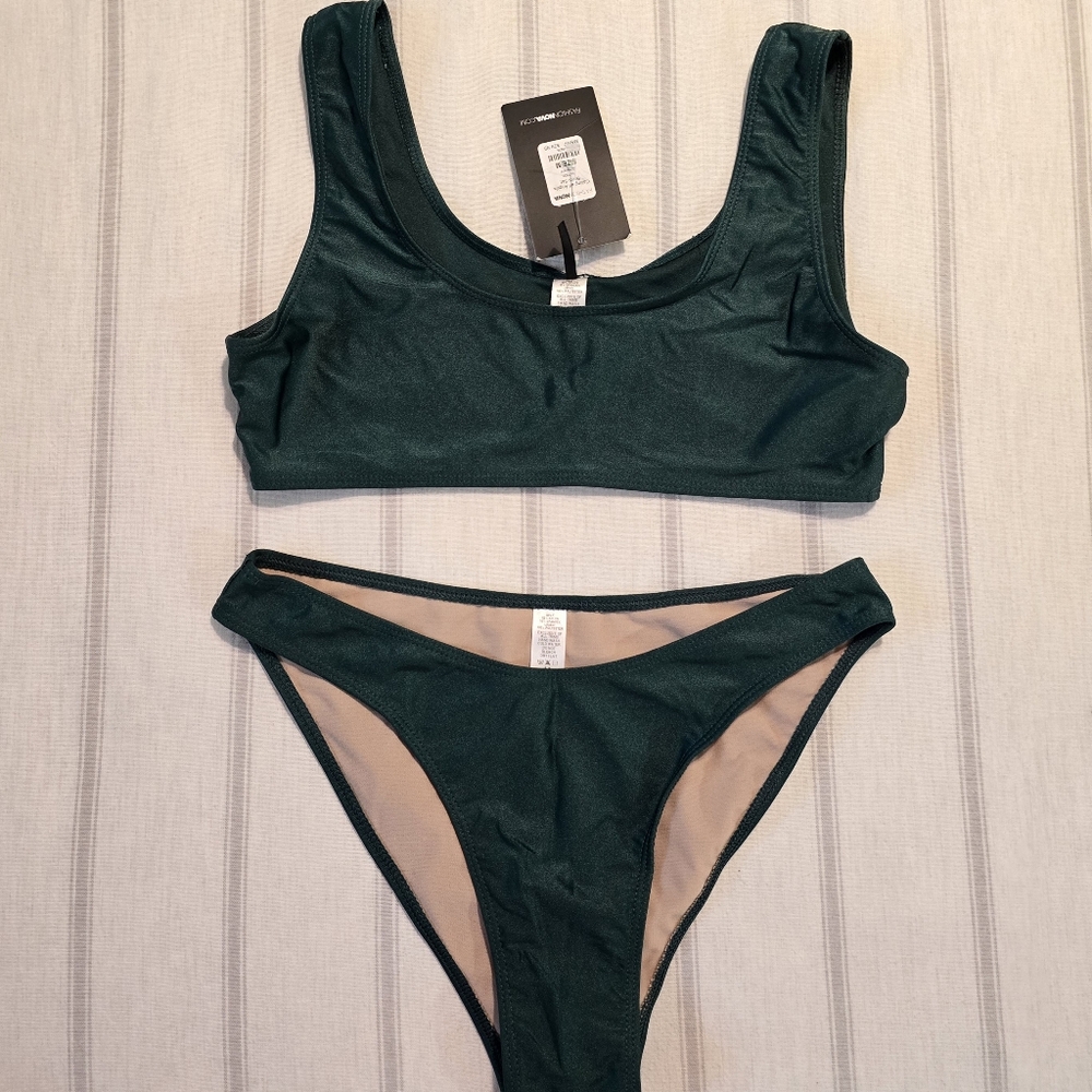 NWT Fashion Nova Calling All Angels Bikini Set M - Picture 8 of 11